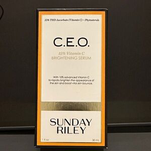 Sunday Riley C.E.O. Brightening Serum with Orange Accents